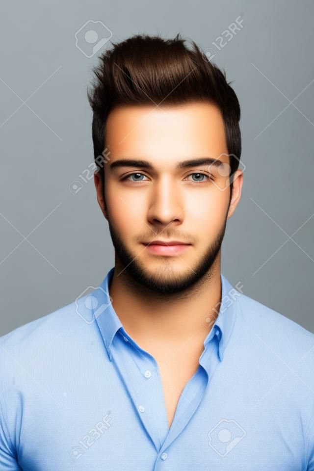 Head shot of young business attractive man