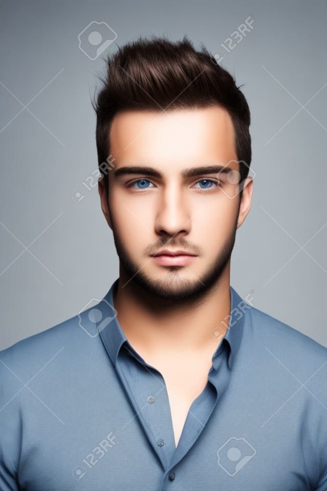 Head shot of young business attractive man