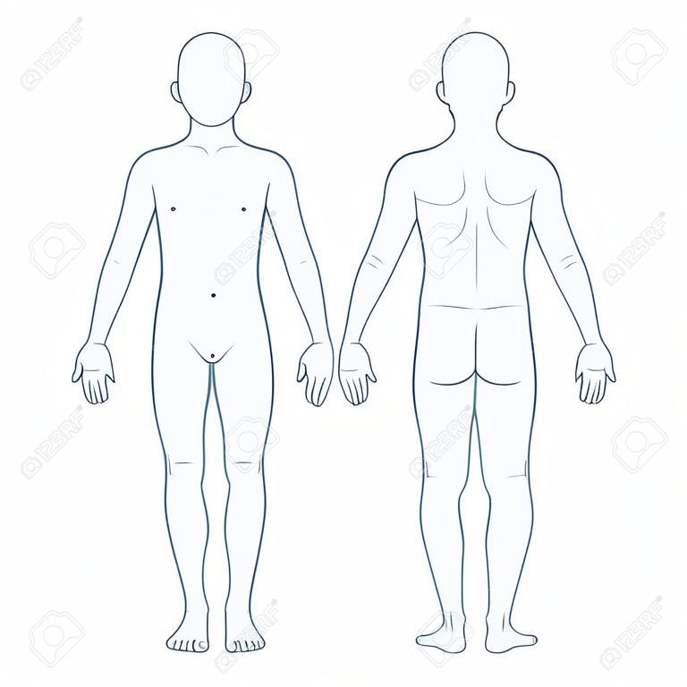 Female Body Templates Stock Illustration - Download Image Now