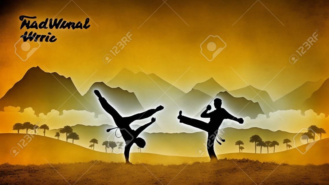 capoeira krijgers vechtsporten van verschillende Naties