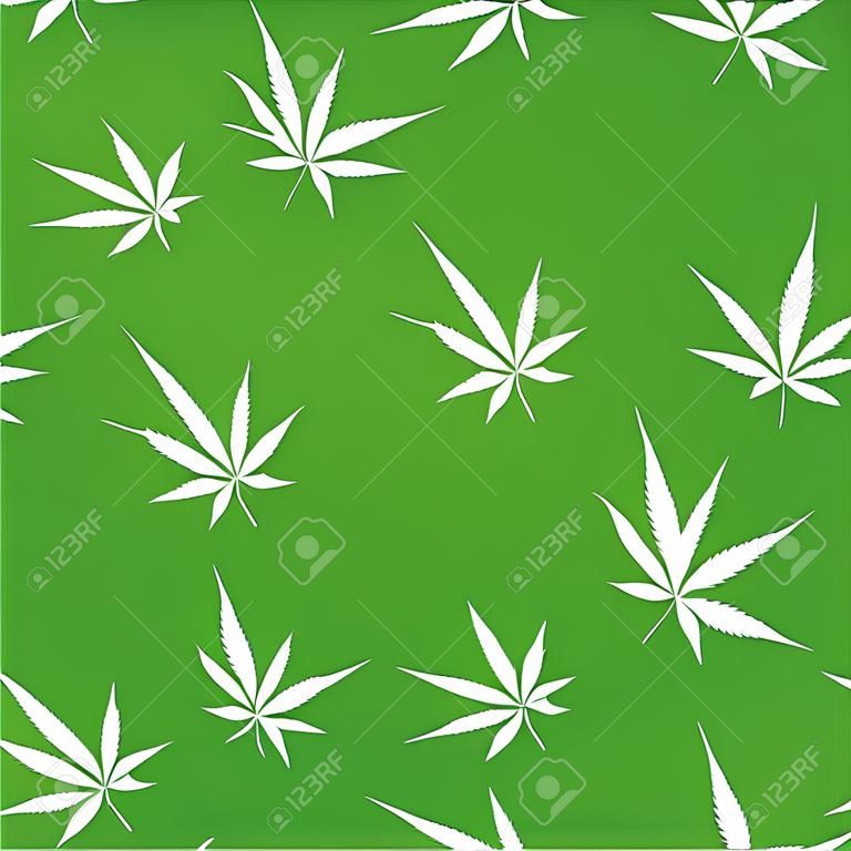 Vector illustration of marijuana