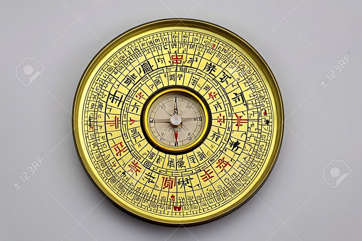 Chinese Luopan compass, used to read Feng Shui of the environment