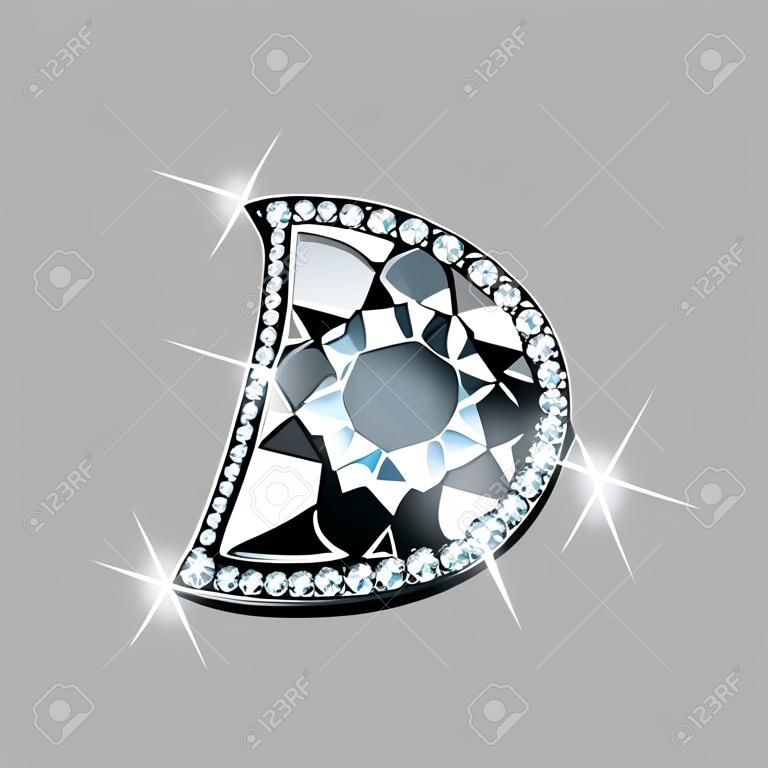 A stunningly beautiful diamond J