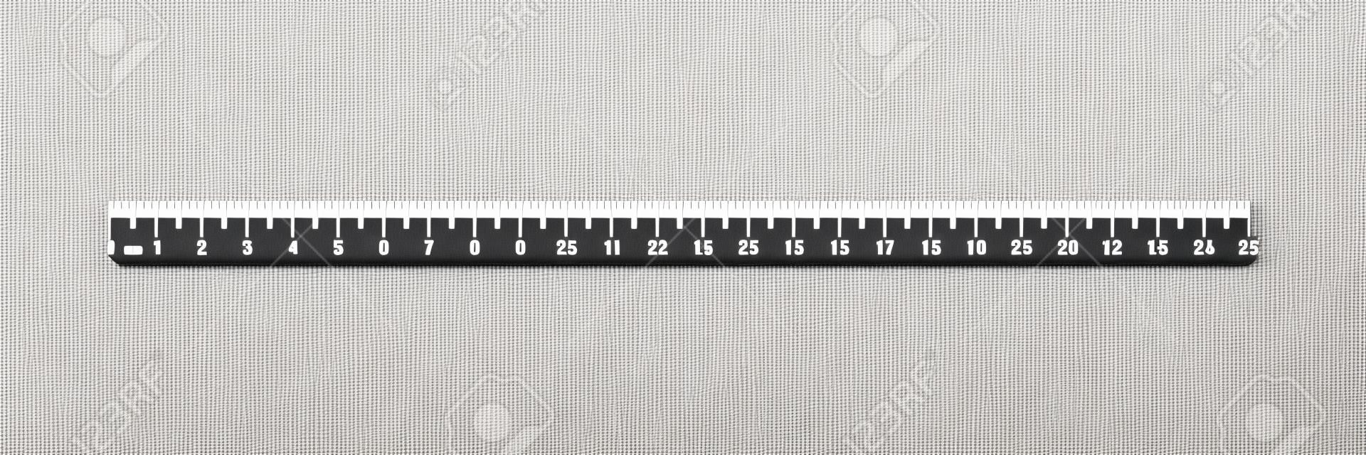 Ruler 25 cm. Measuring tool. Ruler grid 25 cm. Size indicator units. Metric Centimeter size indicators. Vector EPS10