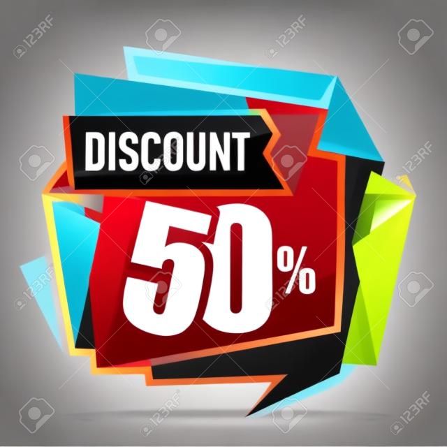 great discount, vector sale banner template design