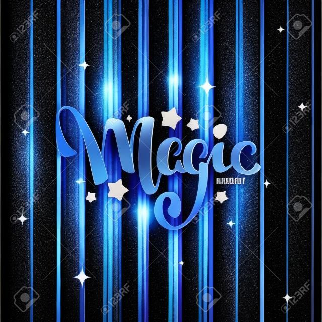 Magic Show, nanoszenie kompozycji na magicznym tle dla Twojego logo, plakatu, zaproszenia