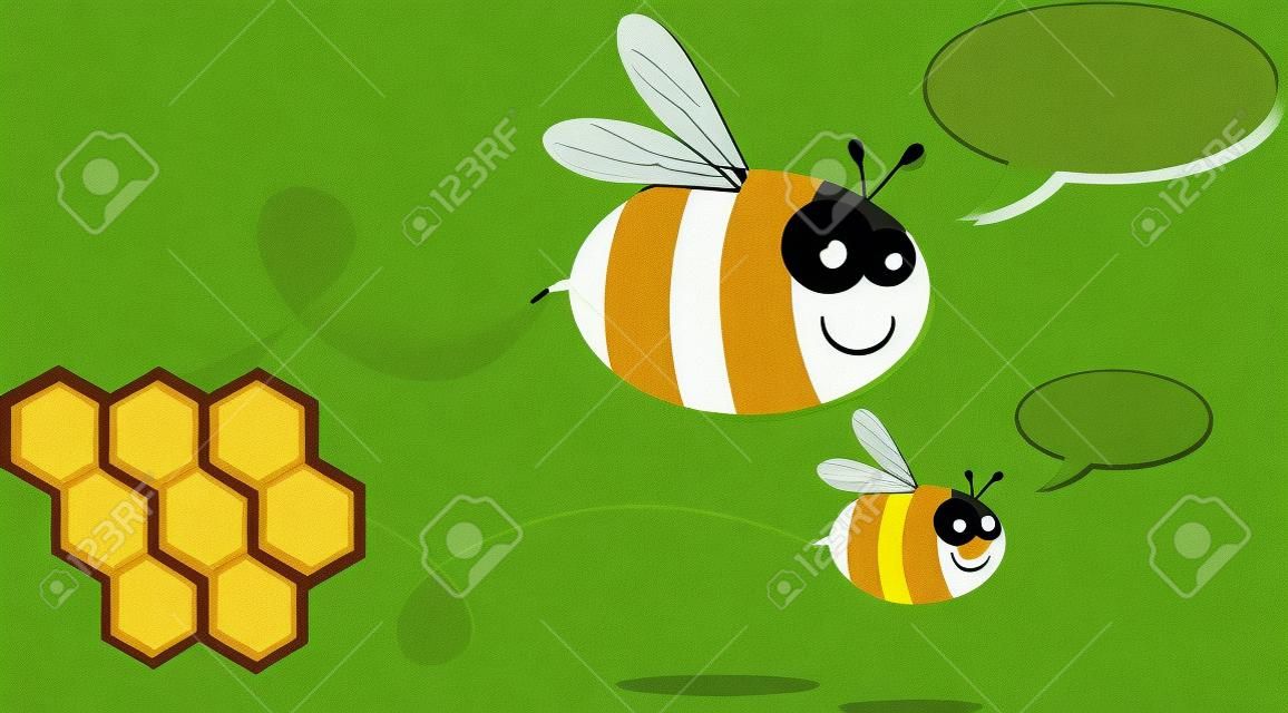 Pratende bijen