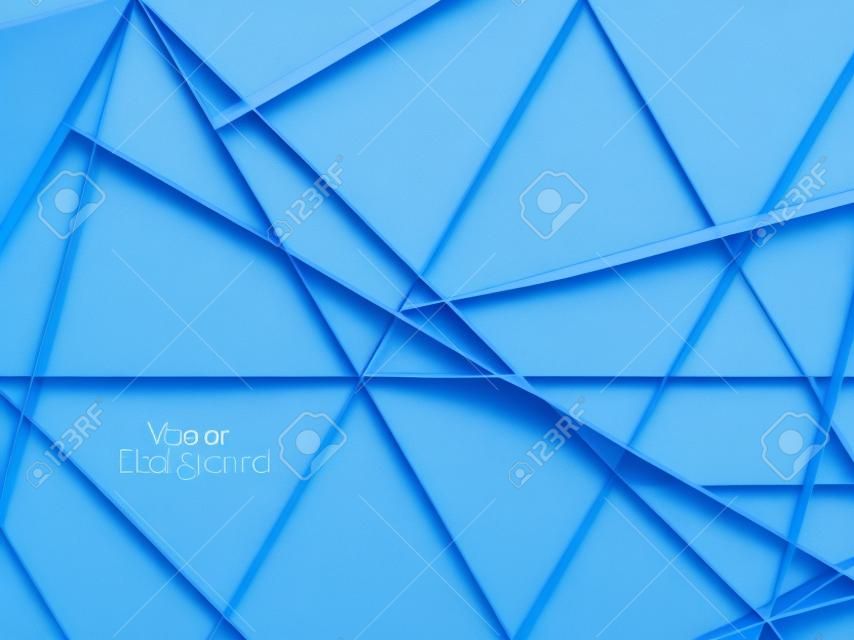 Élégant fond de couleur bleue avec des formes polygonales.