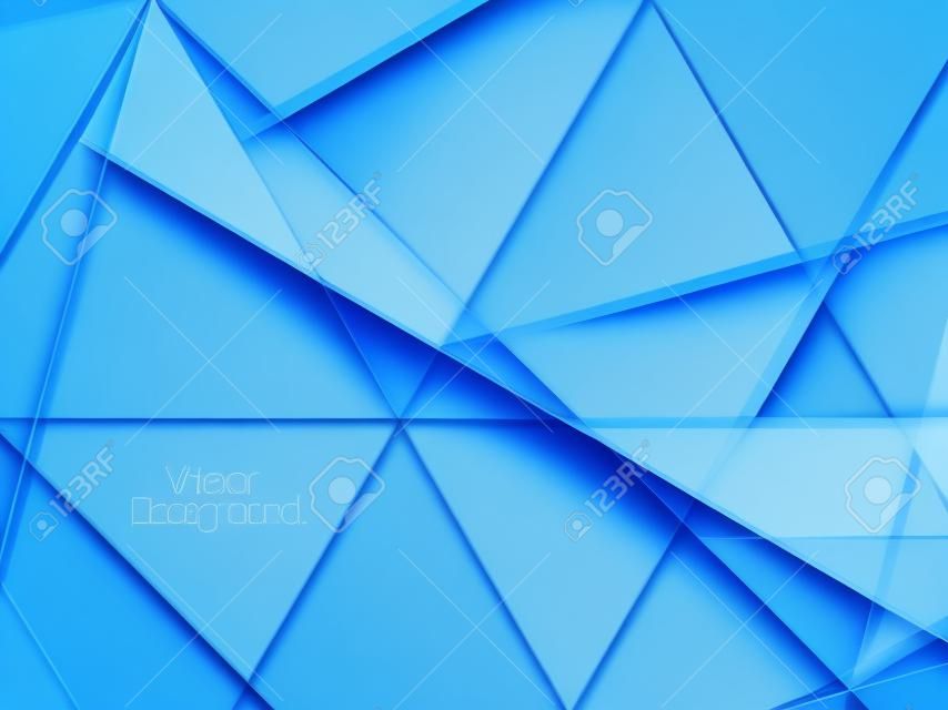 Élégant fond de couleur bleue avec des formes polygonales.