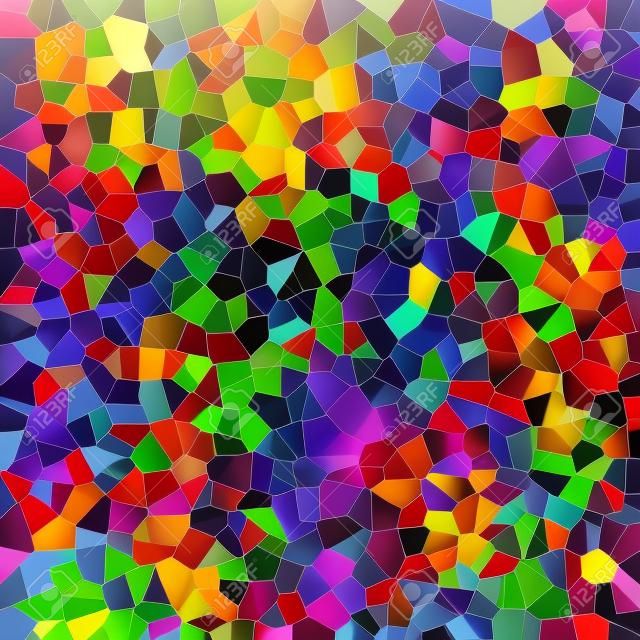 Abstract colorful mosaic pattern