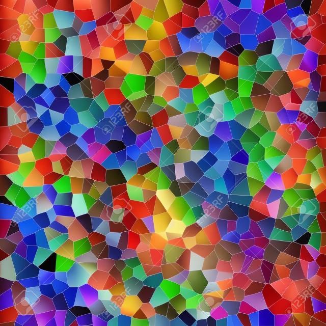 Abstract colorful mosaic pattern