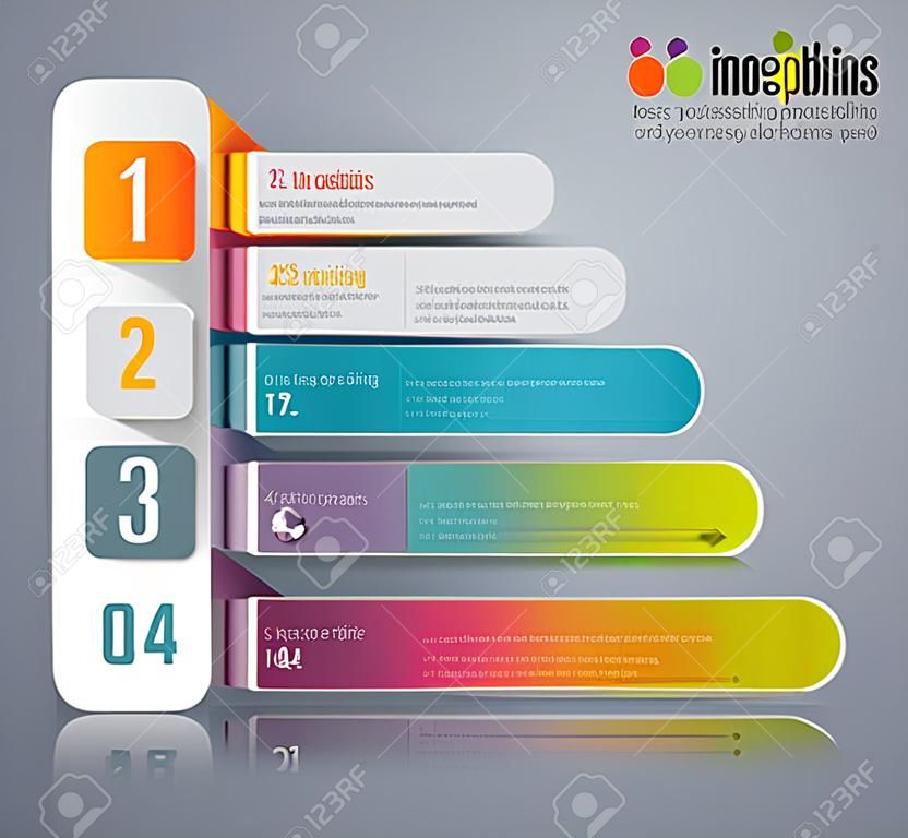Infographic szablon projektu i marketingu ikony.