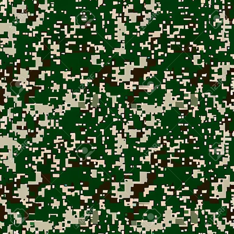 Ejército Digital Camouflage Fabric Textura inconsútil de Tileable