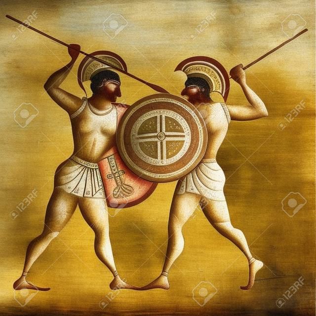 Pittura greca antica. Arte della ceramica... Cultura mediterranea. Mitologia dell'antica Grecia.