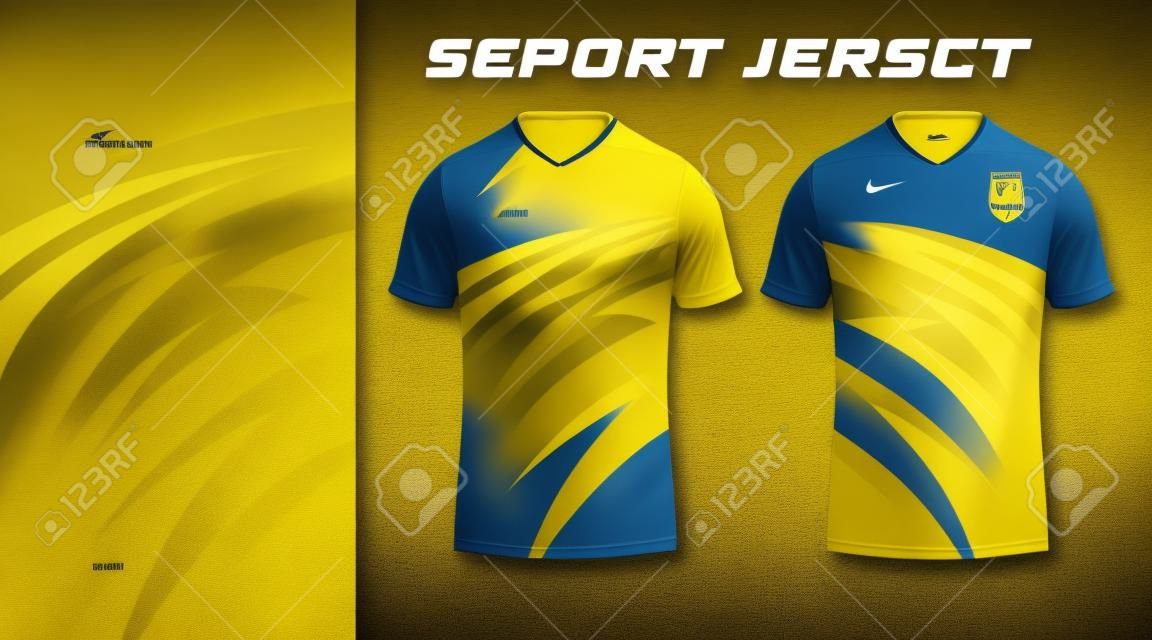 yellow shirt soccer football sport jersey template design mockup. T-Shirt Design Templates for Soccer, Football, Volleyball, Rugby, Soccer jersey and sportswear