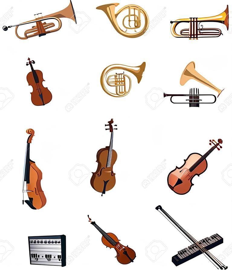 Instrumentos del vector de la Orquesta