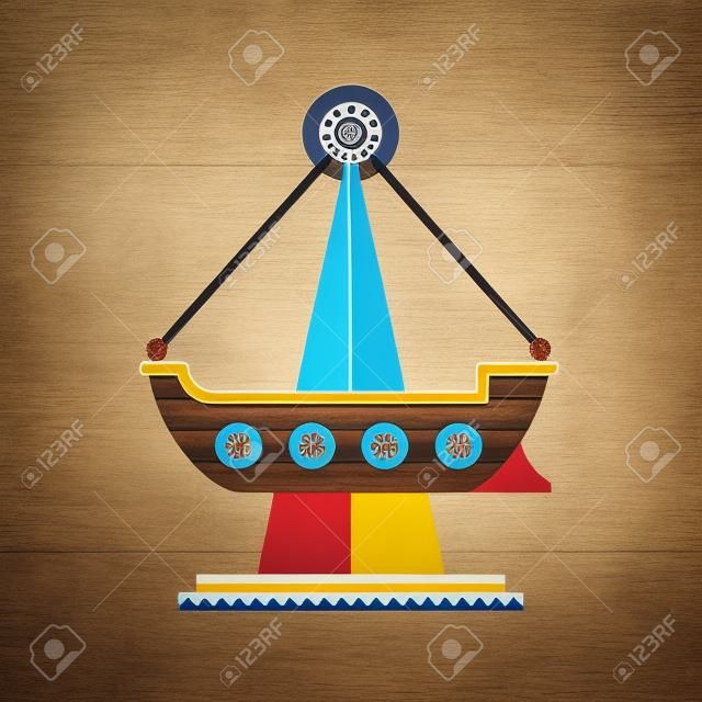 Pirate Ship Icon, amusement park