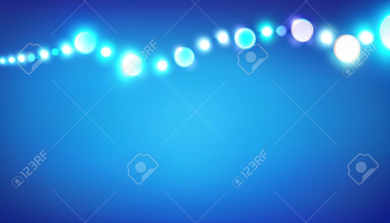 Abstract dot bright lighting effect