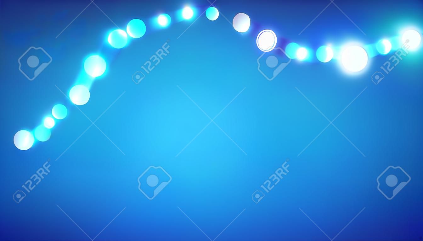 Abstract dot bright lighting effect