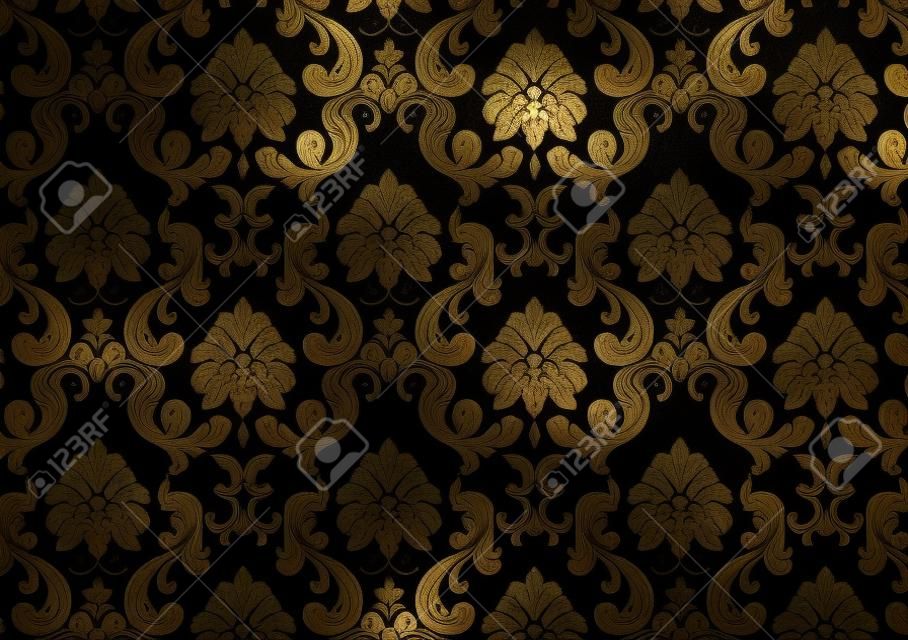 Dark baroque wallpaper