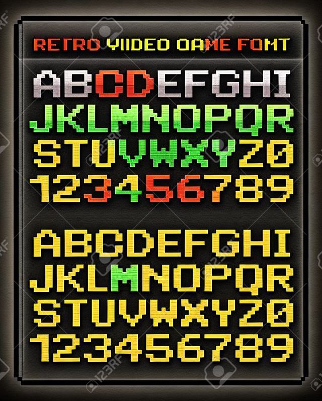 Retro videojáték font