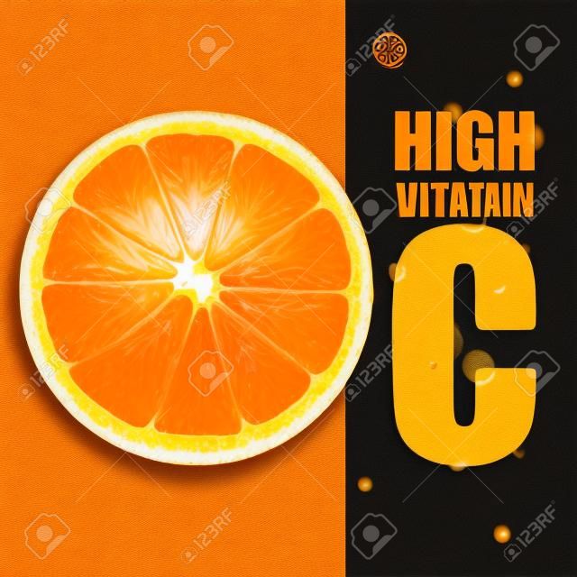 Wysoka Witamina C pomarańczowy