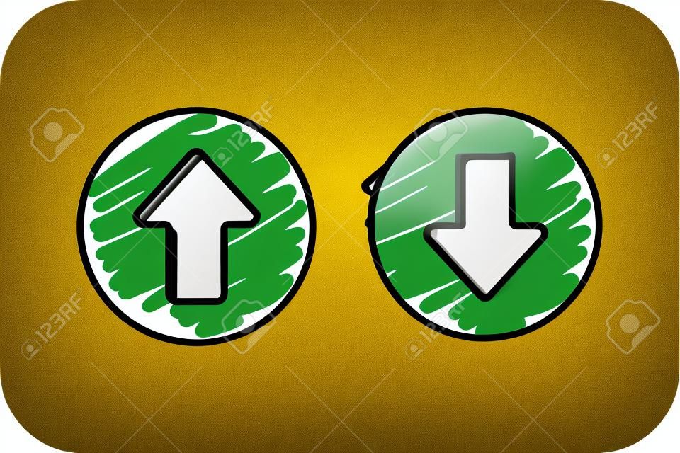 Set icon arrow up and down.