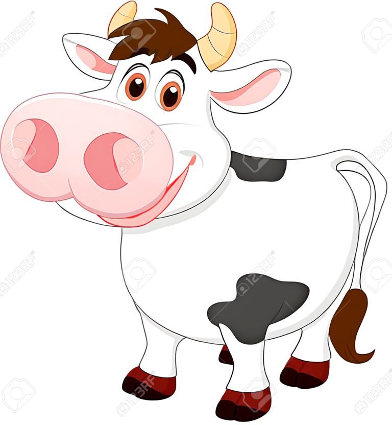Cute cow cartoon 