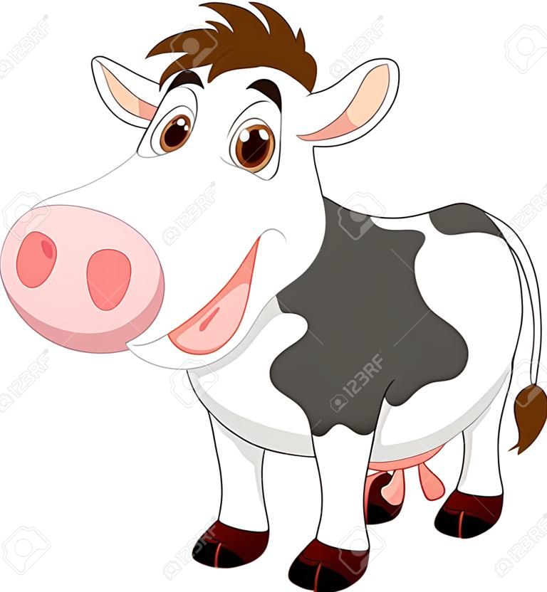 Cute cow cartoon 