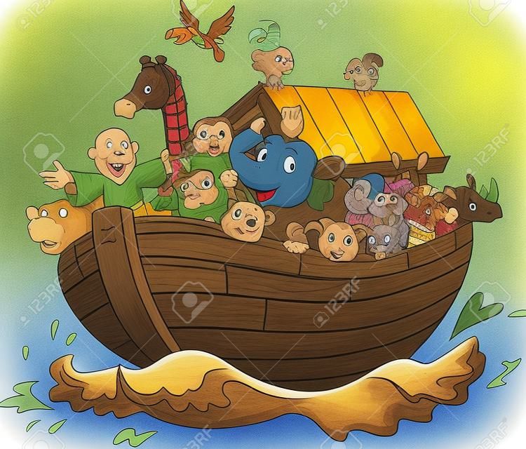Noah Ark cartoon