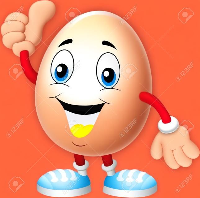 Мультфильм яйцо давать палец вверх