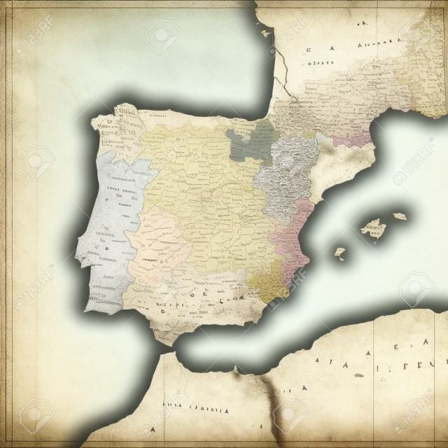 Mapa Espanha de parede