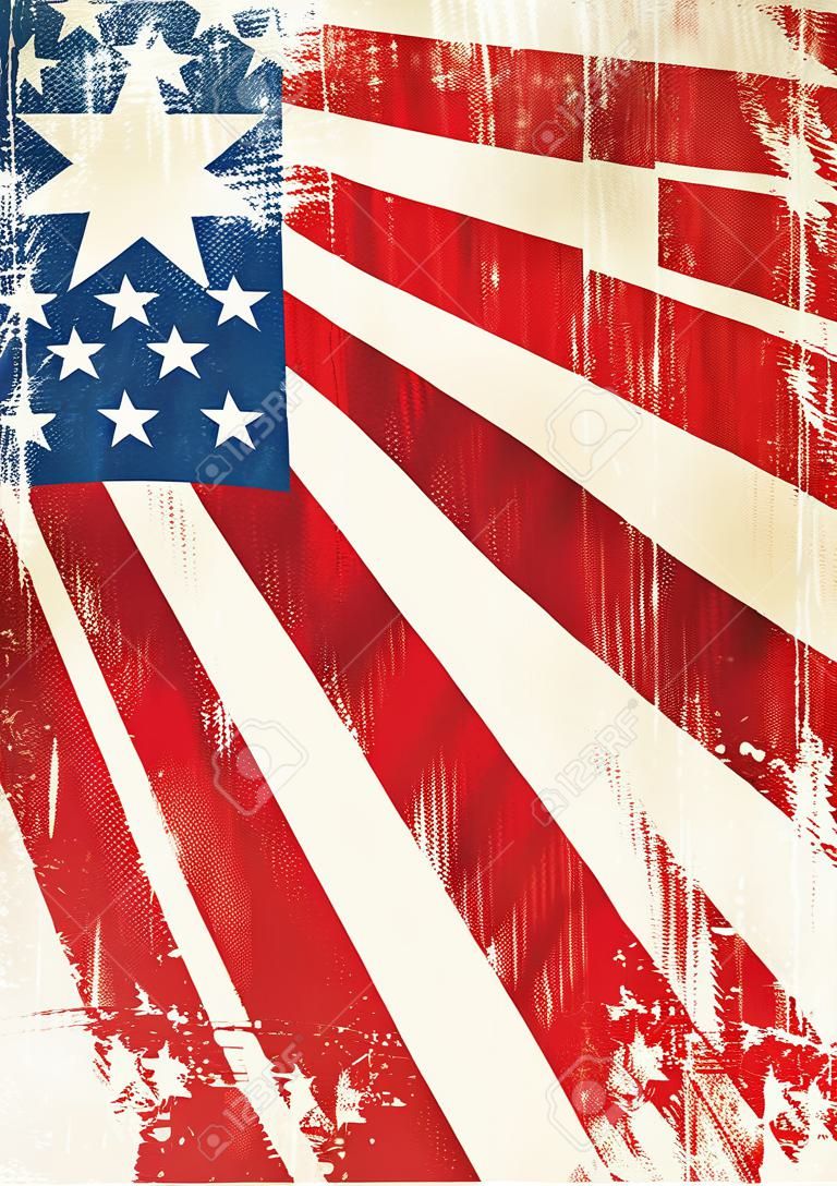 Un poster grunge americano.