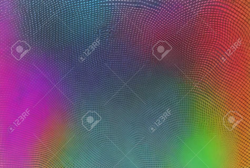 Fundo de ruído do arco-íris textura granulada arte papel de parede neon psicodélico