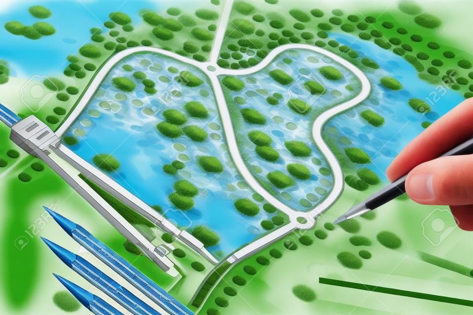 Landscape Design Blueprints Per Resort.