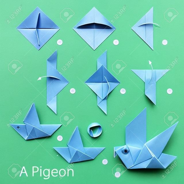 Домашние птицы. Оригами