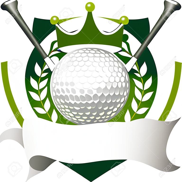 紋章のゴルフのデザイン