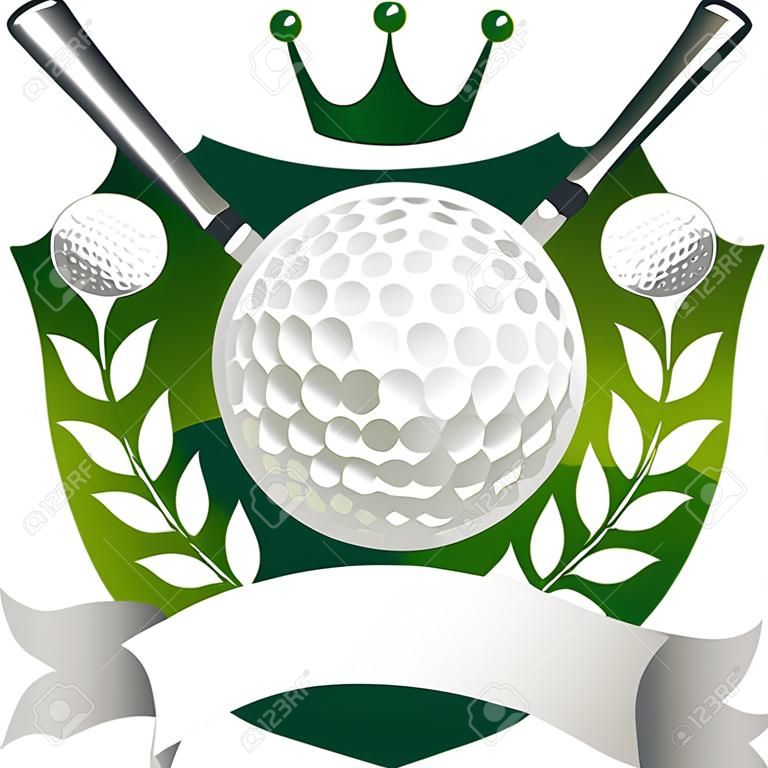 紋章のゴルフのデザイン