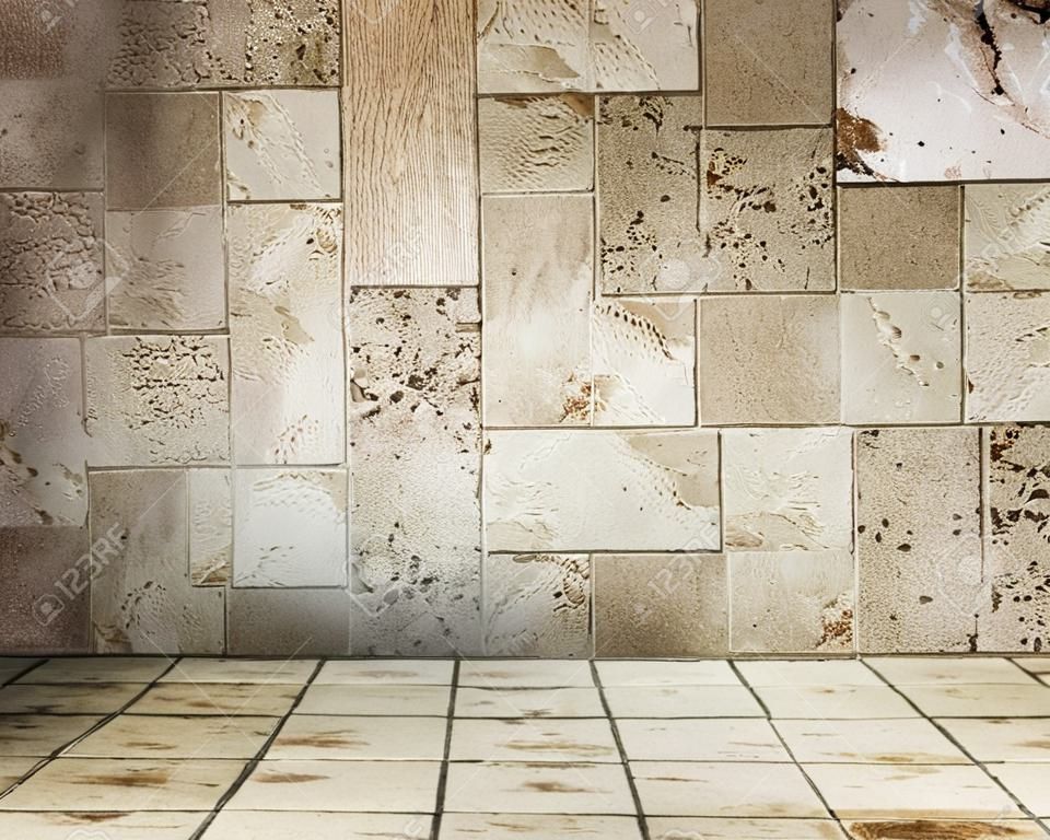 textured grunge wall and floor pattern