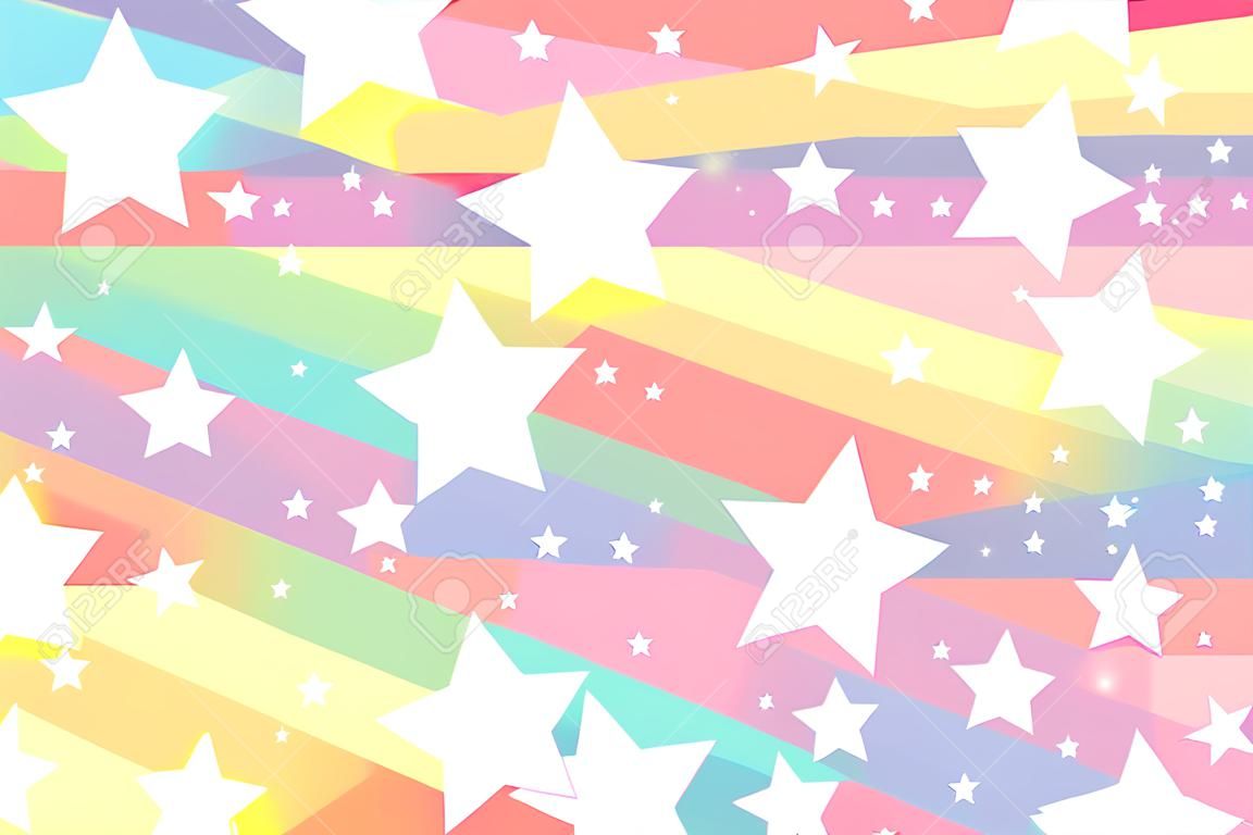 Background material wallpaper, galaxy, starry sky, stripes, stripes people, stripe, star, stardust, Milky Way, seven colors, rainbow colors, rainbow, seven colors, party, decoration