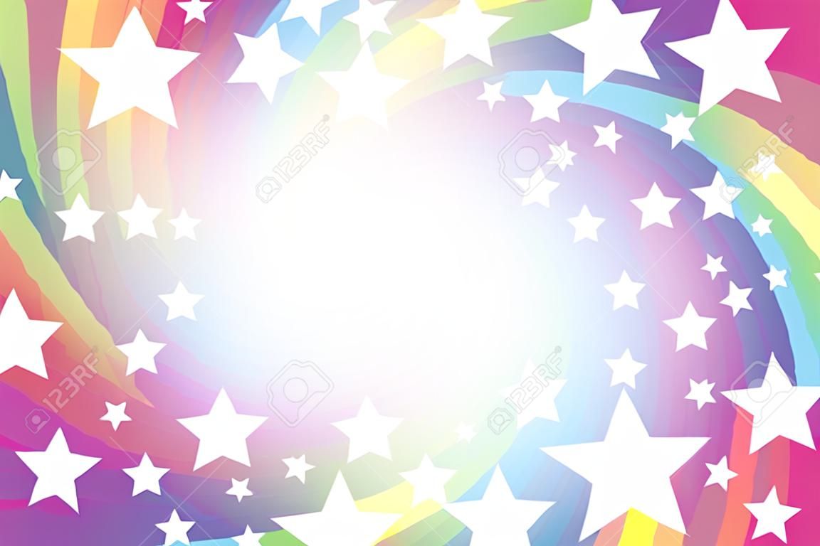 Background material wallpaper, Rainbow, Rainbow, colorful, swirling, Uzumaki, light, bright, Star, Stardust, Galaxy, stars