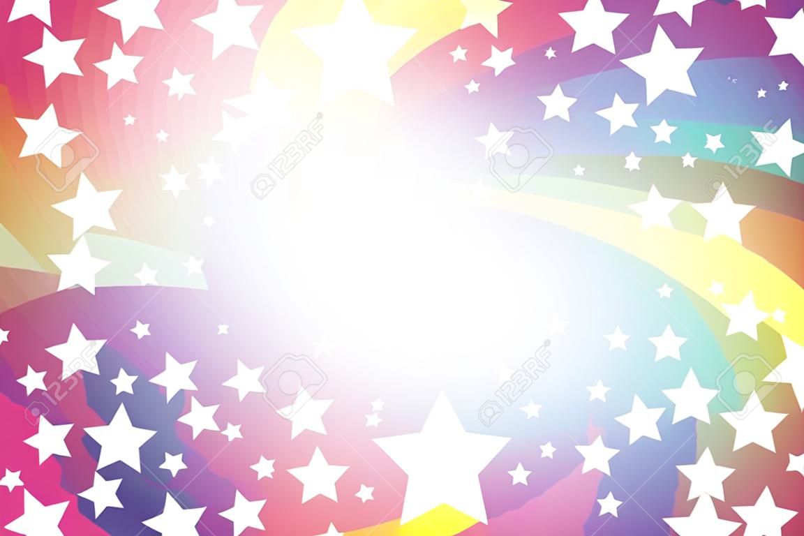 背景材料壁紙，彩虹，彩虹，多彩，旋流，漩渦，光，明亮，明星，星塵，銀河，星星