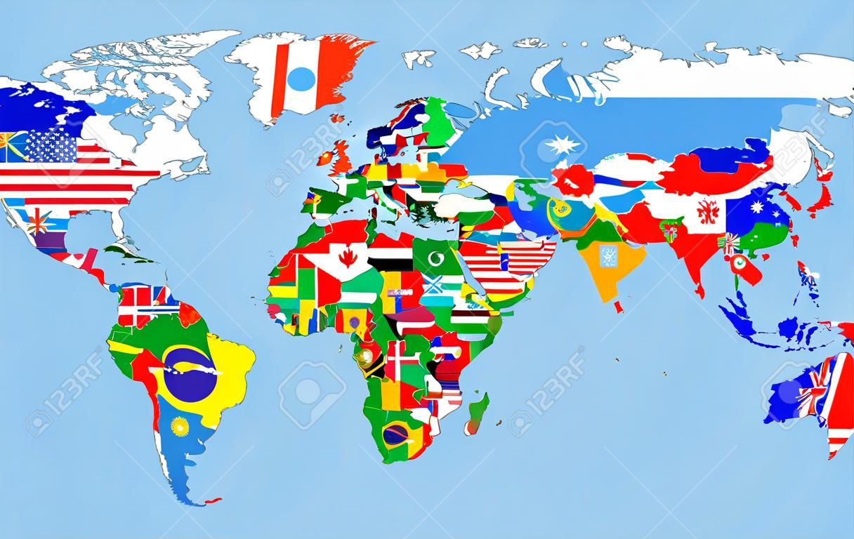 世界各国国旗地图符号全集插图