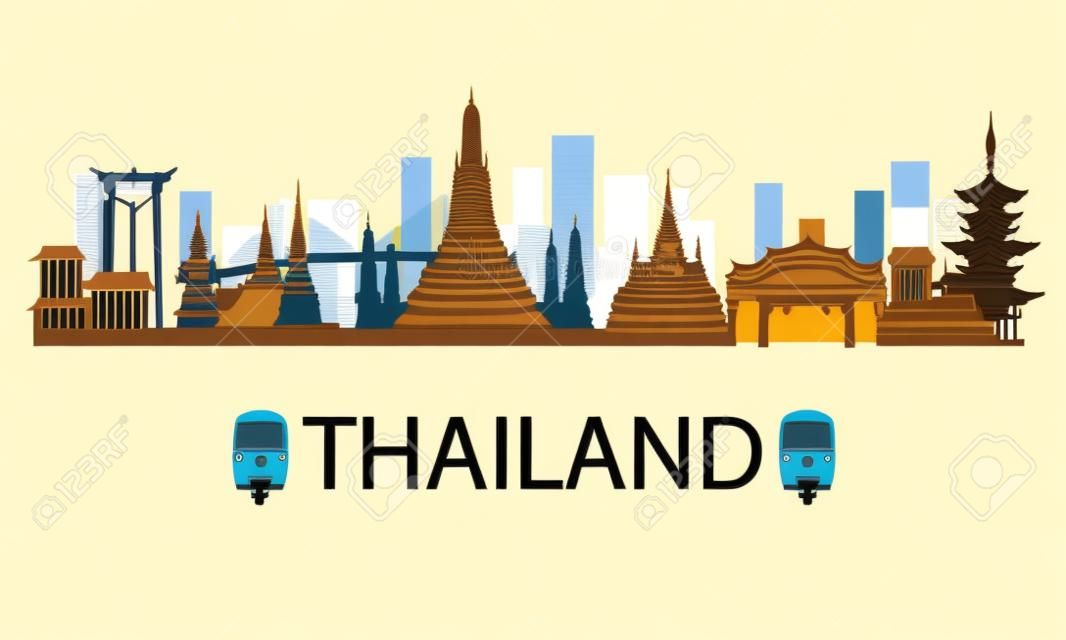 タイ都市ベクトル図です。