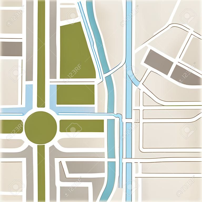 Бесшовные фоне абстрактных карты города