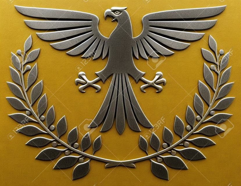 eagle emblem  eagle coat of arms, eagle symbol, eagle badge, eagle and laurel wreath 