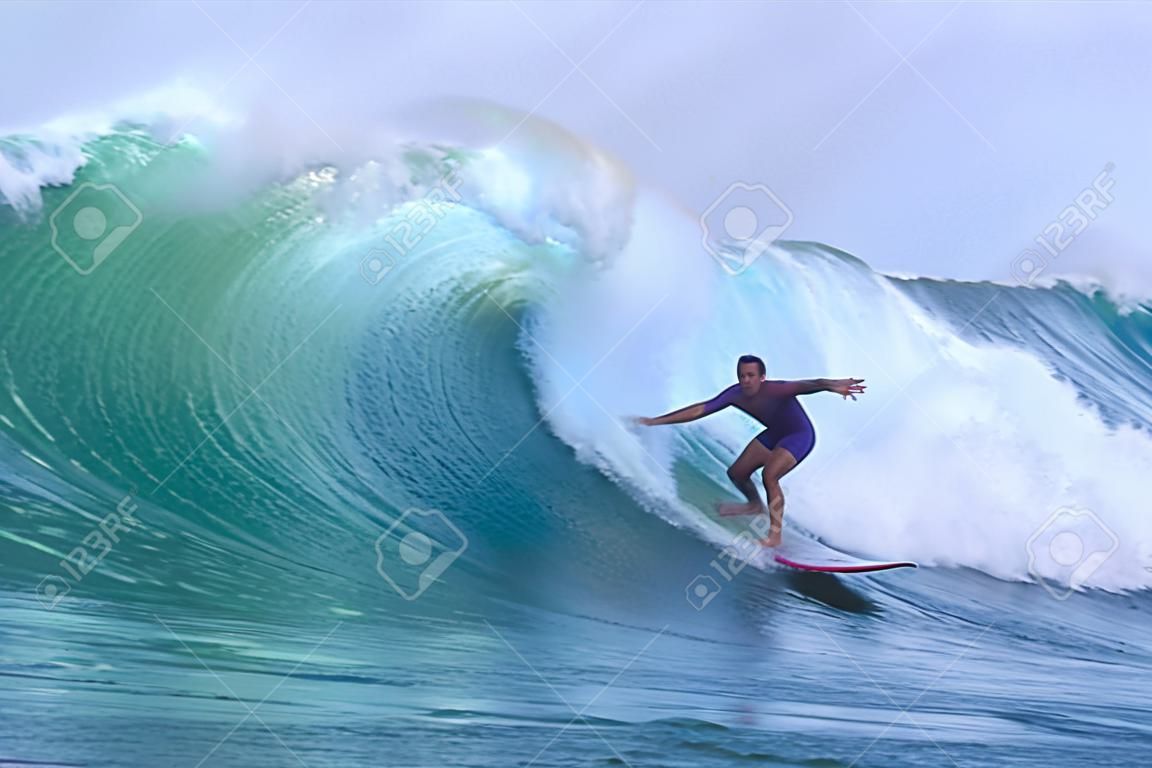 surfer une vague