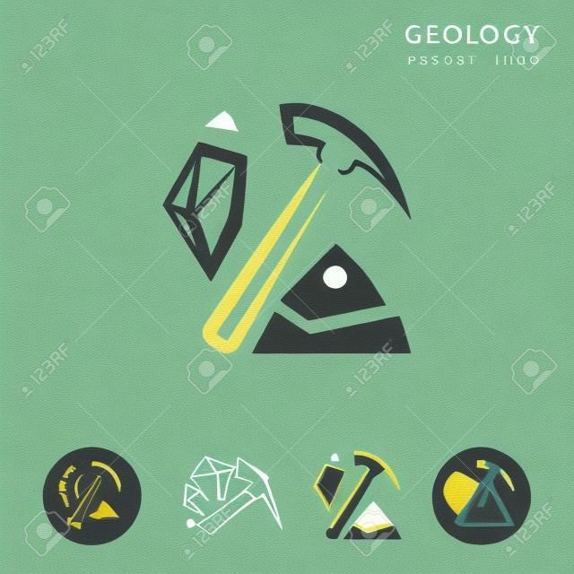 地質學圖標集，礦產圖標集，插圖