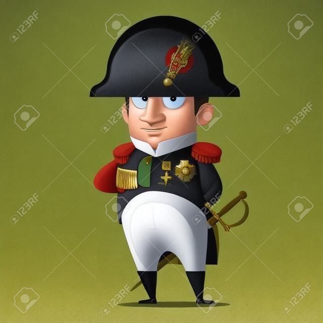 Napoleon Bonaparte Cartoon-Figur