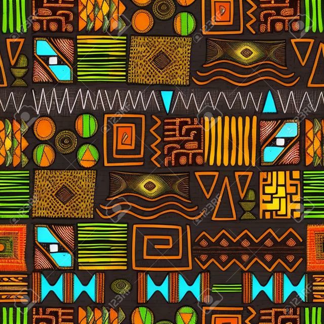 Motif ethnique africain - art tribal arrière-plan. Conception de style Afrique.